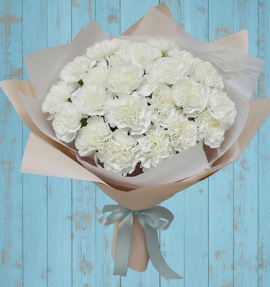 Букет цветов из: Гвоздики в Заречном Свердловской области