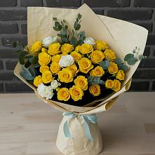 Букет цветов из:  Розы в Заречном Свердловской области