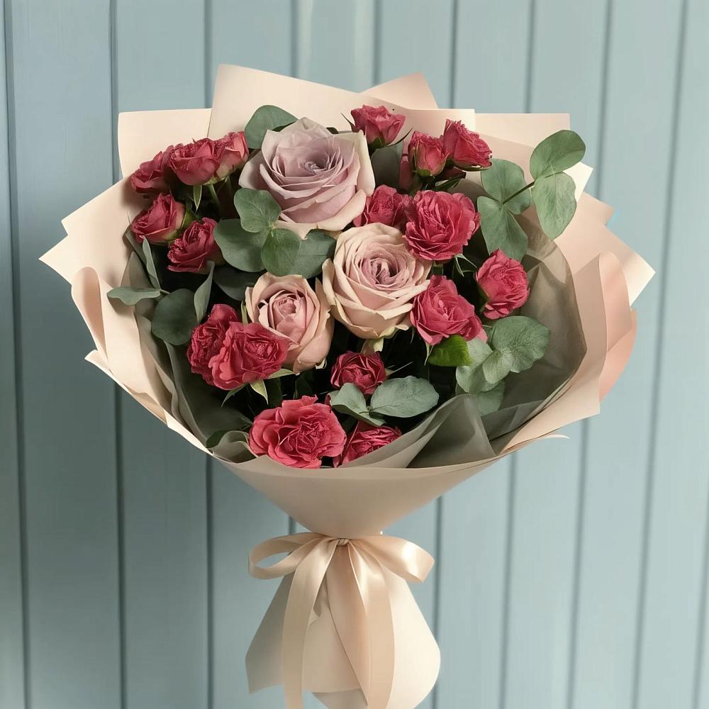 Букет цветов из: Гвоздики и Розы в Заречном Свердловской области