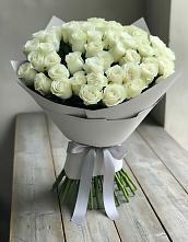 Букет 35 Белых роз в Заречном Свердловской области