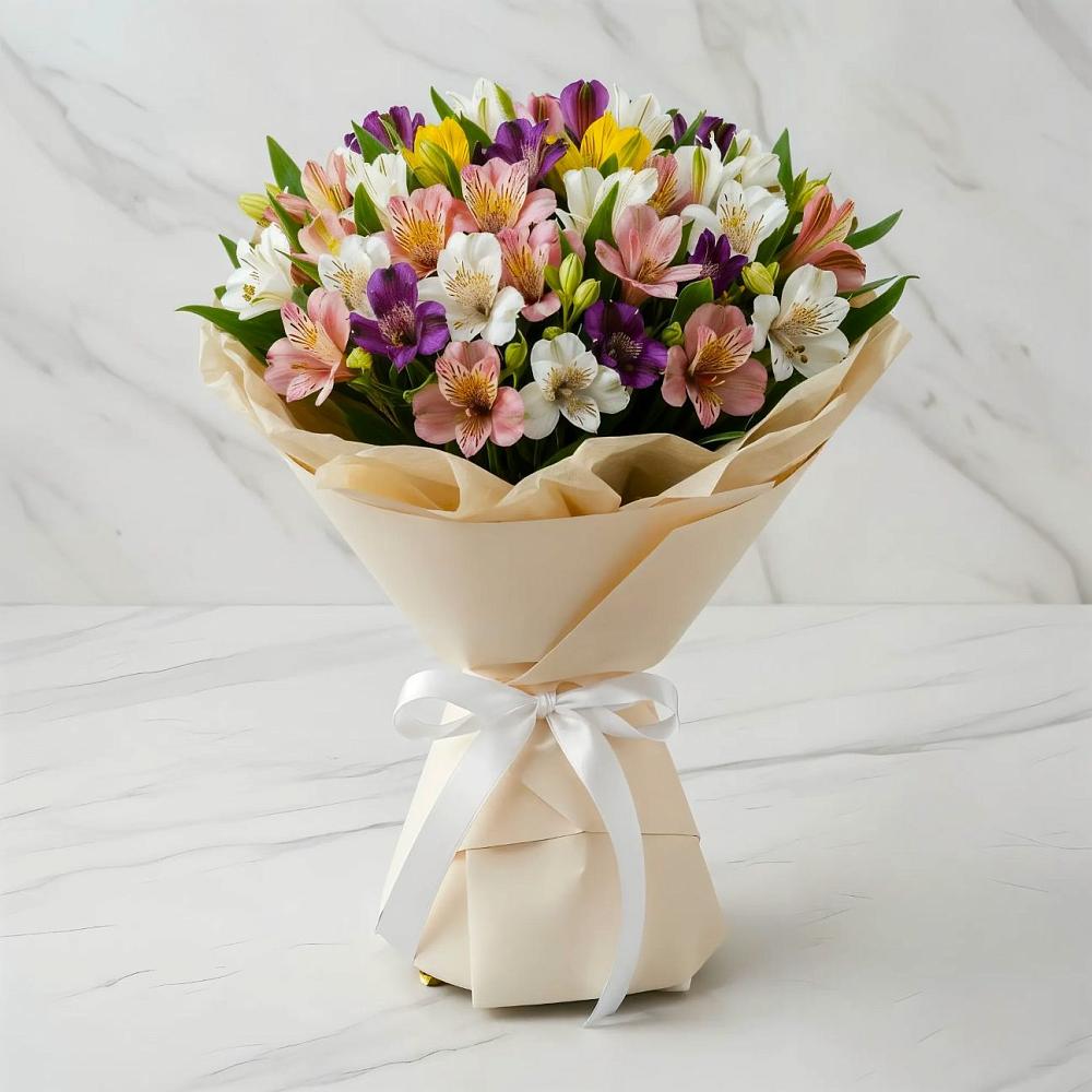 Букет цветов из: Альстромерии в Заречном Свердловской области