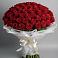 Букет 101 Красная роза Блэк Мэджик в Заречном Свердловской области