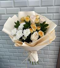 Букет цветов из:  Розы и Хризантемы в Заречном Свердловской области