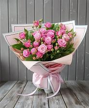 Букет Розовый кустик в Заречном Свердловской области