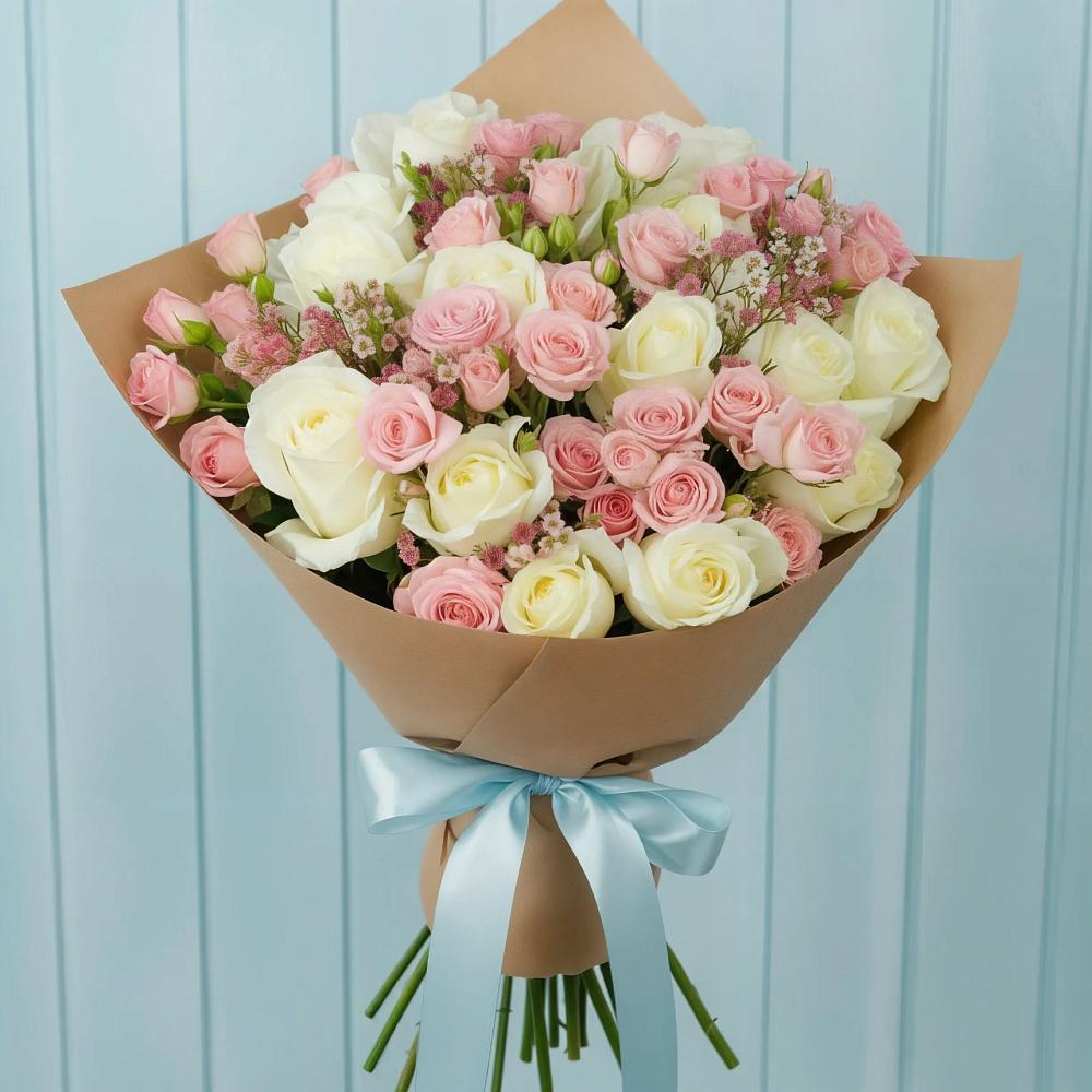 Букет цветов из: Розы в Заречном Свердловской области