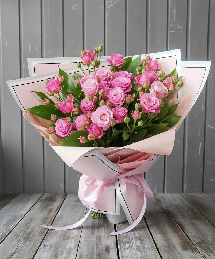 Букет Розовый кустик в Заречном Свердловской области