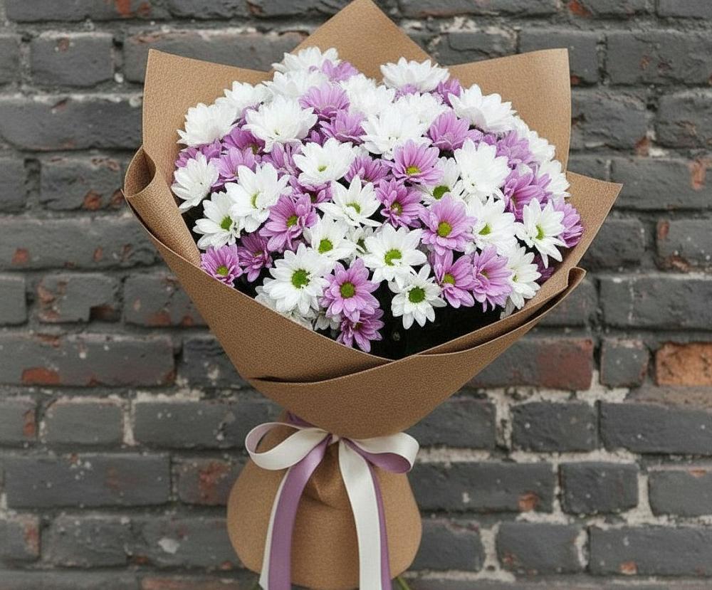 Букет цветов из: Хризантемы в Заречном Свердловской области