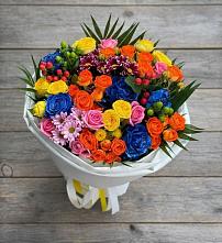 Букет цветов из:  Розы и Хризантемы в Заречном Свердловской области