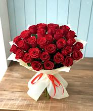 Букет 29 Красных роз в Заречном Свердловской области