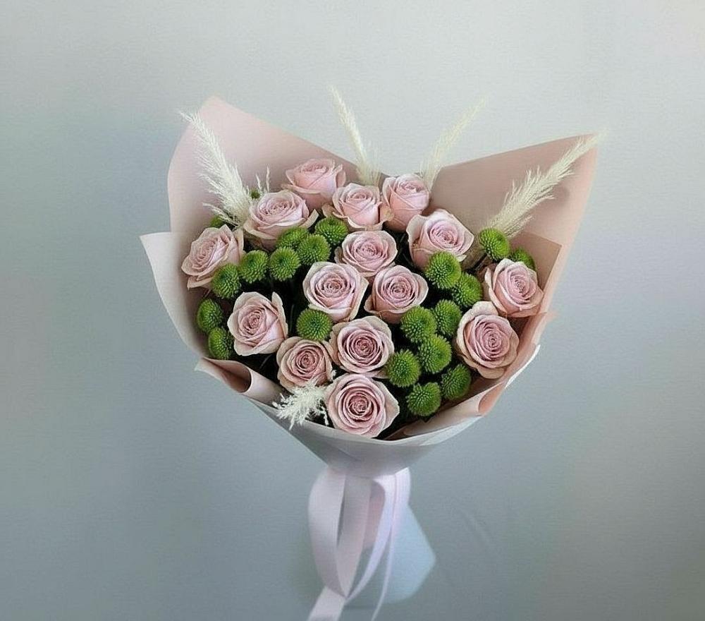 Букет цветов из: Розы и Хризантемы в Заречном Свердловской области