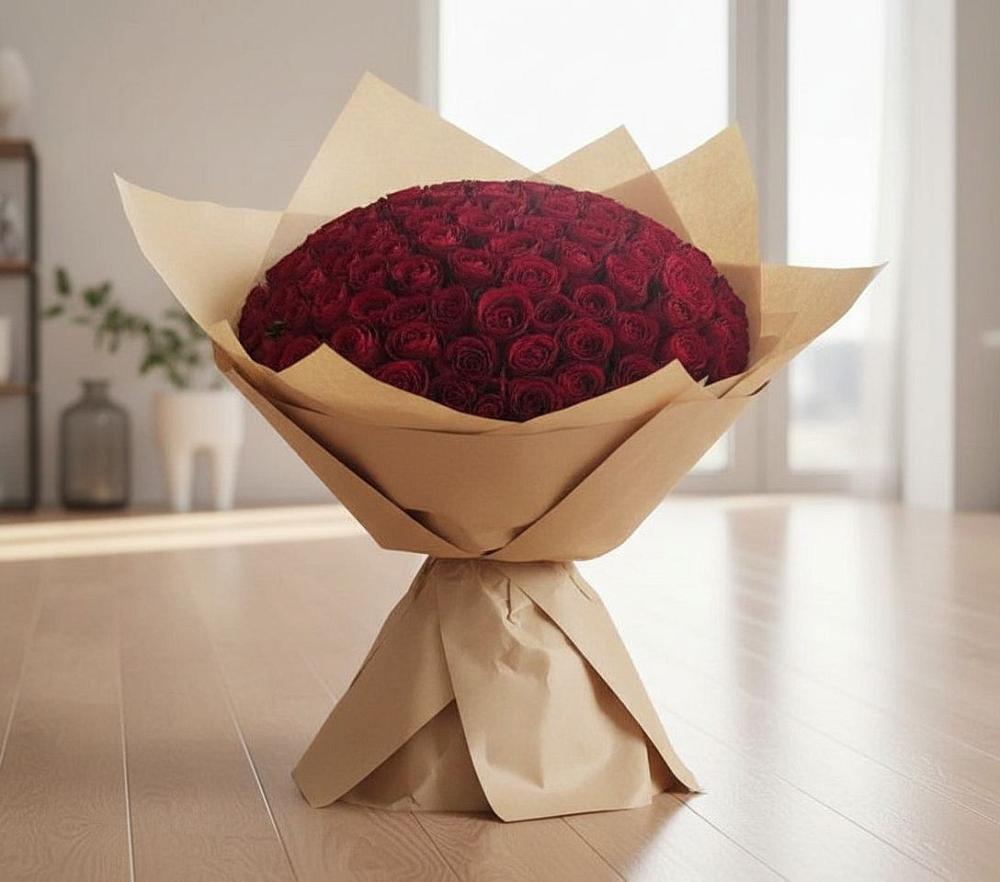 Букет 101 Красная роза в Заречном Свердловской области