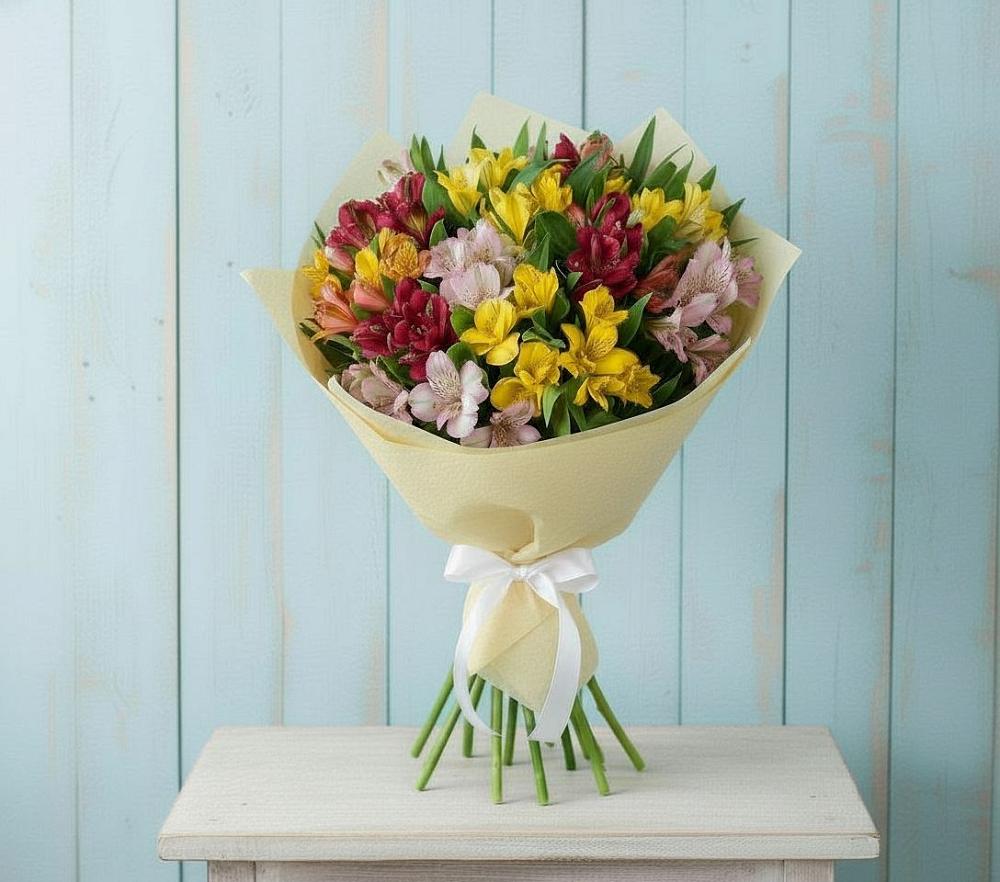 Букет цветов из: Альстромерии в Заречном Свердловской области