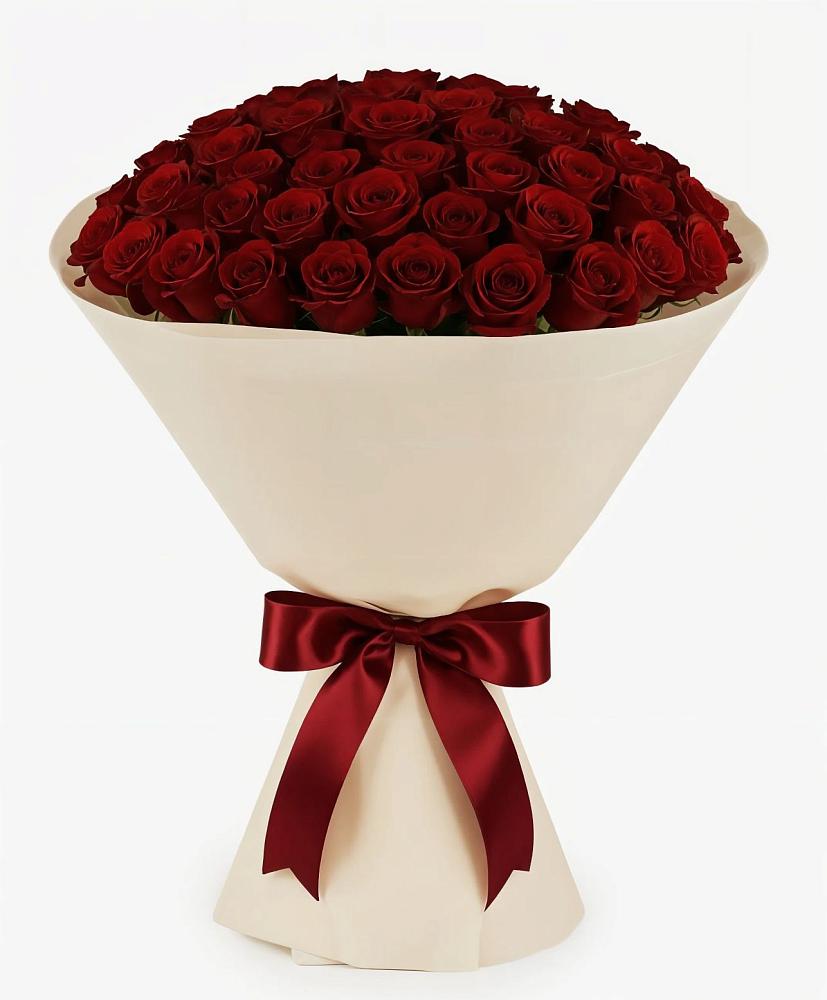 Букет 101 Бордовая роза Блэк Бакарра в Заречном Свердловской области