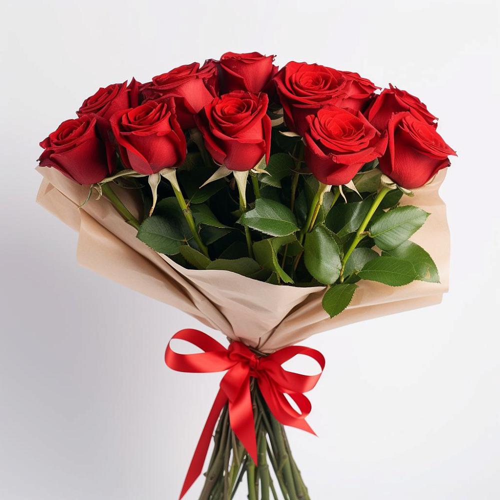 Букет 11 Красных роз Эдлесс Лав в Заречном Свердловской области